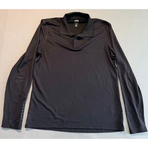 Helly Hansen Mens Long Sleeve Crewline Polo Shirt Size Medium